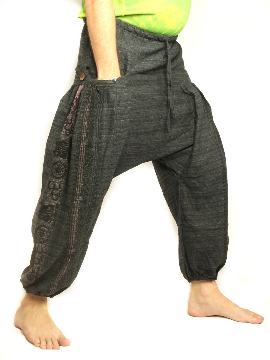 Fisherman Pants Linen Wrap Pants Mens Line Yoga Trousers Loose |  forum.iktva.sa