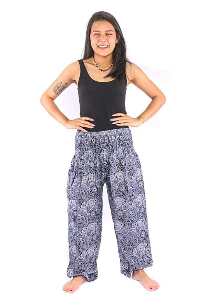 Harempants Oriental Paisley Pattern - Thai Fisherman Pants & Harem ...